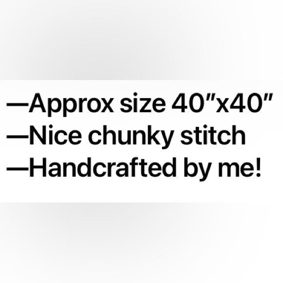 Handcrafted Baby Blanket - Picture 2 of 8